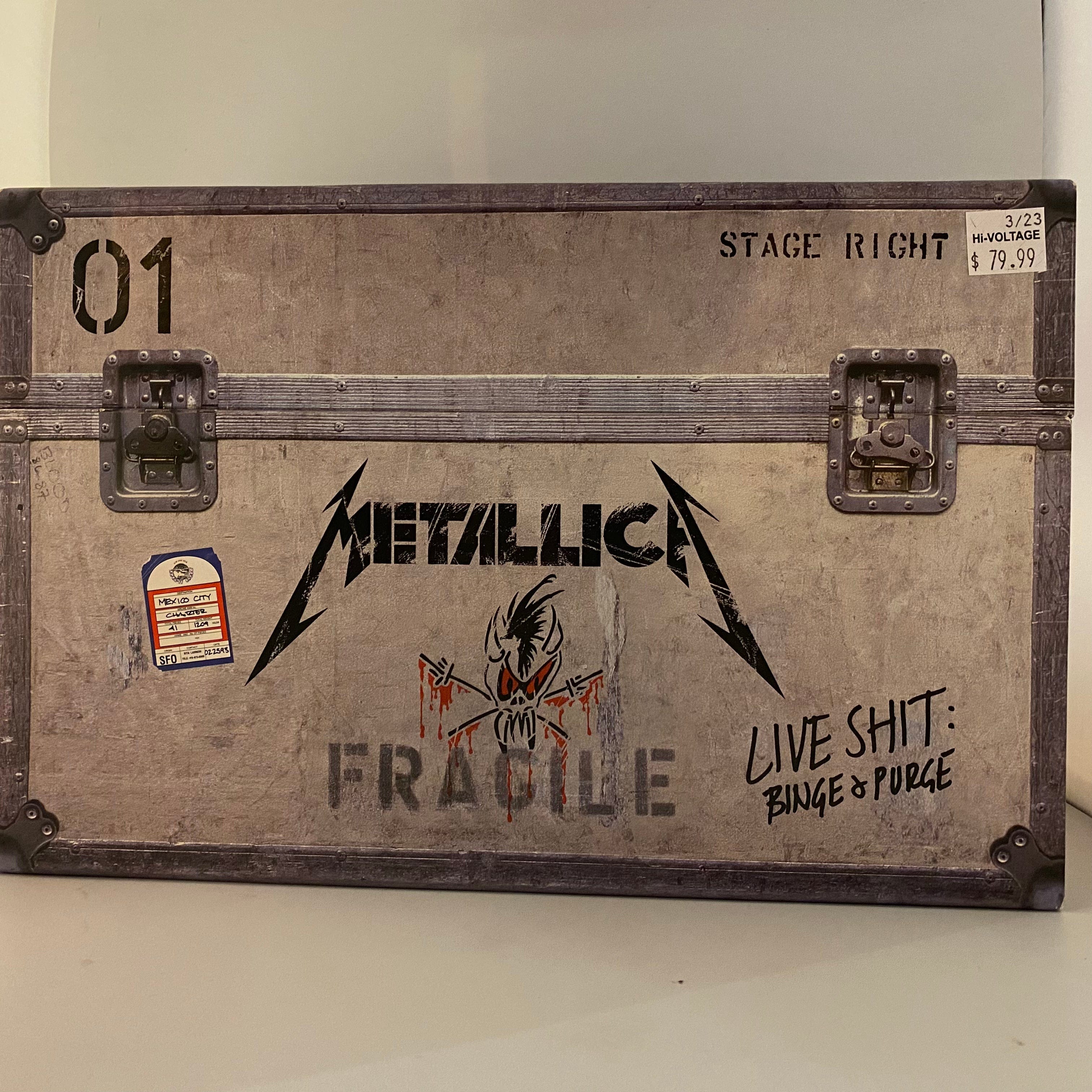 Metallica – Live Shit: Binge & Purge 3CD 3VHS Box Set USED NM 