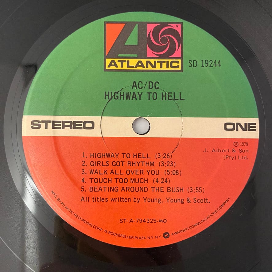 AC/DC – Highway To Hell LP USED VG+/VG – Hi-Voltage Records