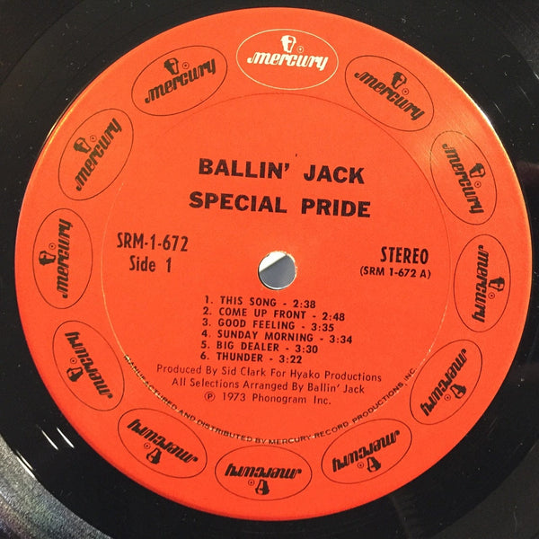 Ballin' Jack - Special Pride LP VG++-VG++ USED