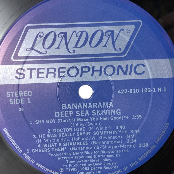 Bananarama - Deep Sea Skiving LP NM-VG+ USED V2