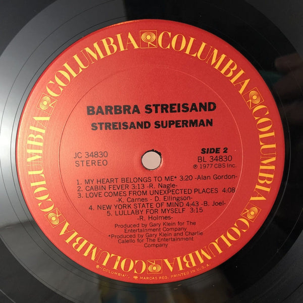 Barbara Streisand - Superman LP NM-NM USED