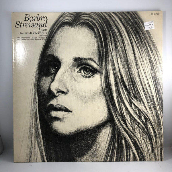 Barbra Streisand - Live Concert at the Forum LP VG++/NM USED