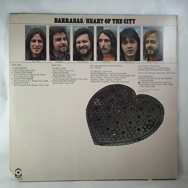 Barrabas - Heart of the City LP NM-VG++ USED