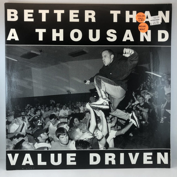 Better Than A Thousand - Value Driven LP USED Clear Vinyl NM 358-500