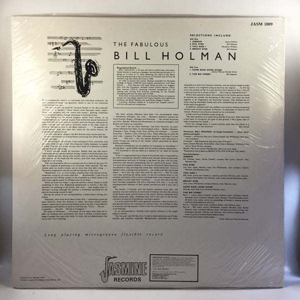 Bill Holman - The Fabulous Bill Holman LP SEALED NOS