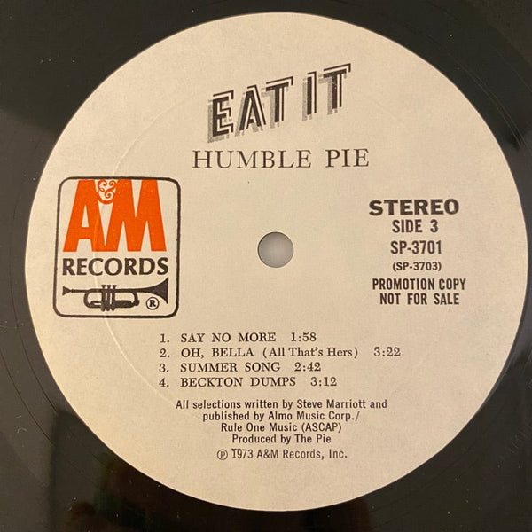 Humble Pie – Eat It 2LP USED VG++/VG Promo
