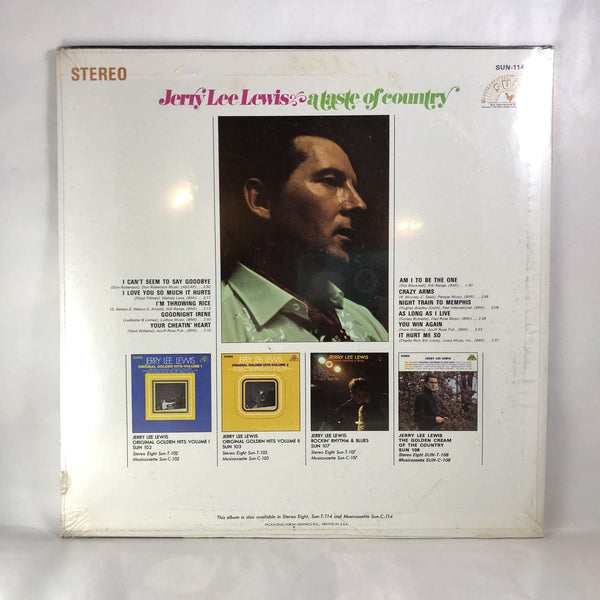 Jerry Lee Lewis - A Taste Of Country LP SEALED NOS USED
