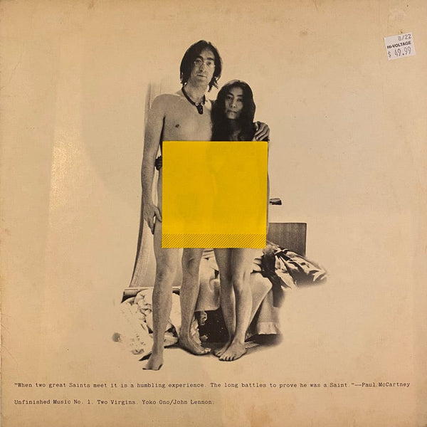 John Lennon And Yoko Ono – Unfinished Music No. 1. Two Virgins LP USED VG/VG No Bag