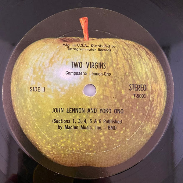 John Lennon And Yoko Ono – Unfinished Music No. 1. Two Virgins LP USED VG/VG No Bag