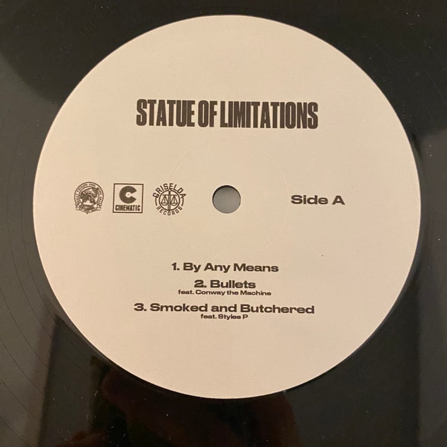 Smoke DZA & Benny The Butcher – Statue of Limitations LP USED NM