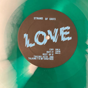 Strand Of Oaks – Hard Love LP USED NM/VG+ Green & White Swirl Vinyl