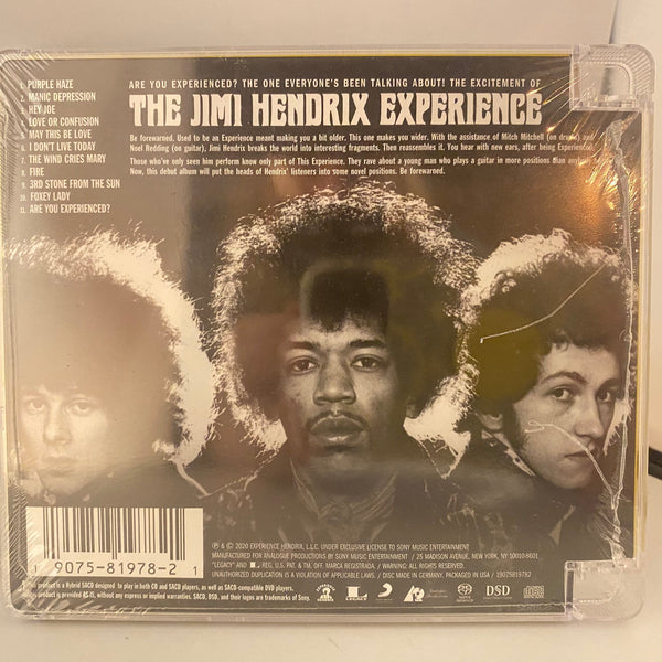 The Jimi Hendrix Experience – Are You Experienced CD USED NOS STILL SEALED Hybrid SACD