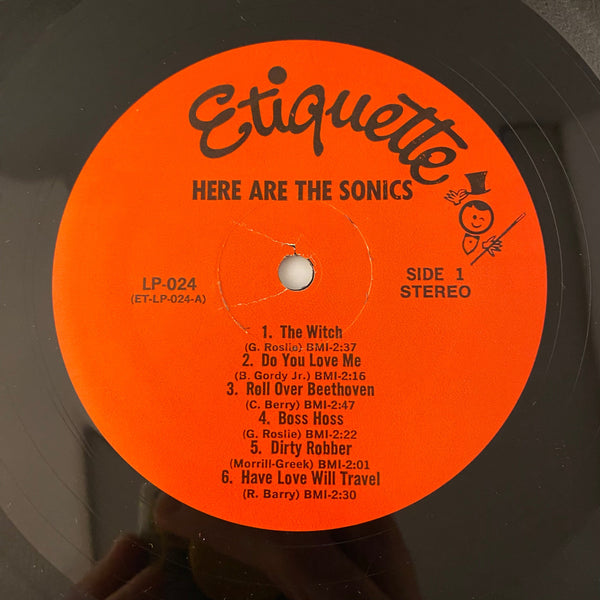 The Sonics – Here Are The Sonics!!! LP USED VG+/VG+ 70s Reissue